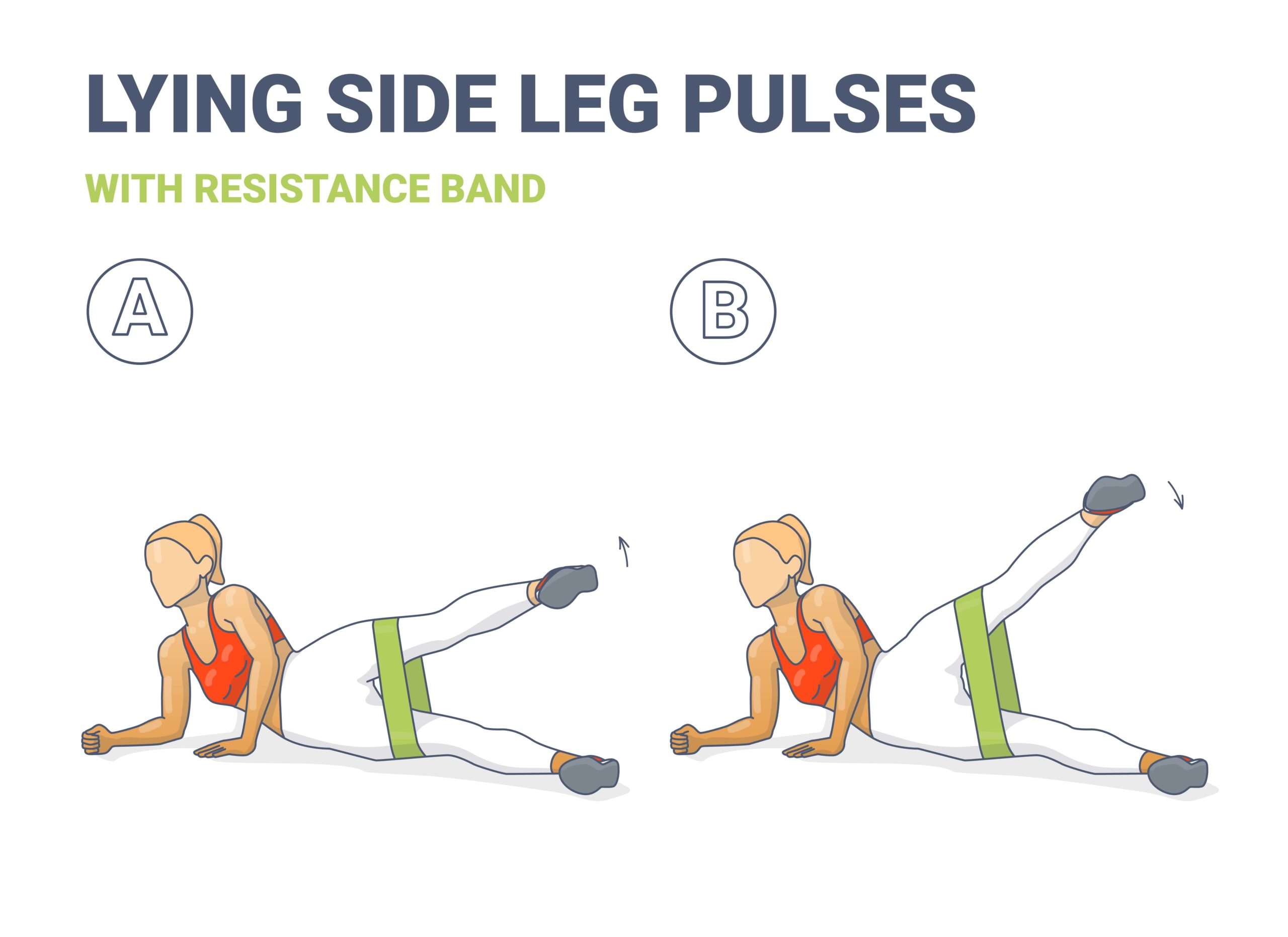 Exercice n°5 : Lying side leg pulses 